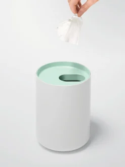 Depot4Design LUNAR Mülleimer weiß mit Deckel weiß