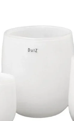 Dutz - Collection Vase - Barrel H24 cm; Ø18 cm, white