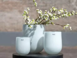 Dutz - Collection Vase - Barrel H24 cm; Ø18 cm, white