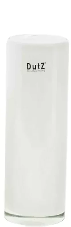 Dutz - Collection Vase - Cylinder weiß H. 18 cm Ø 6 cm