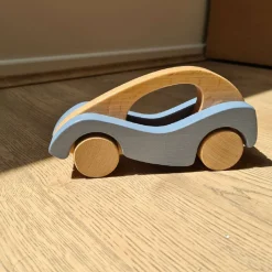 Egmont Toys Rennauto blau Holz 18 cm