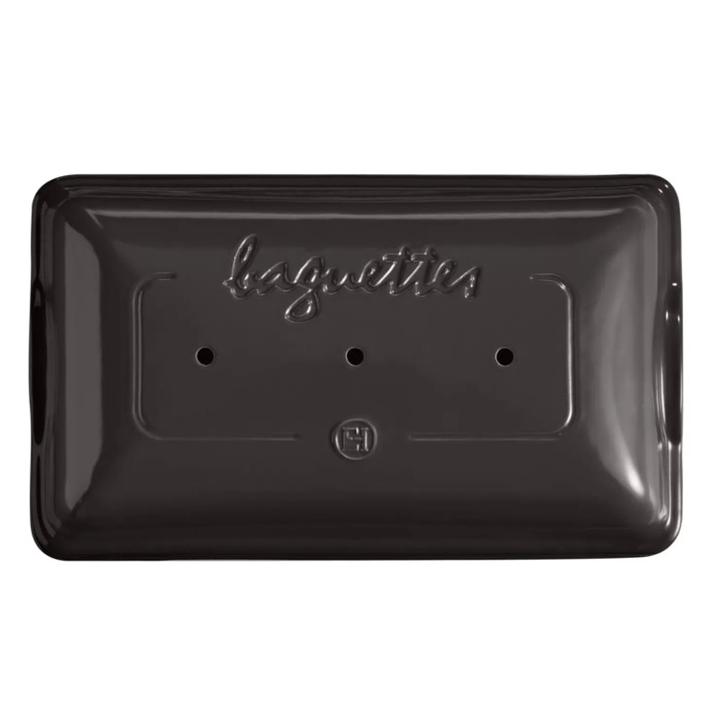 Emile Henry Baguette Backform, Schwarz