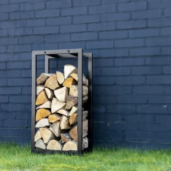 Esschert Holzlagerturm schwarz M