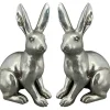 Exner Silberner Osterhase Argent, links
