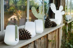 Fermob Balad LED Outdoor Leuchte H12 Dreier Set Lehmgrau