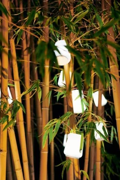 Fermob Balad LED Outdoor Leuchte H12 Dreier Set Lehmgrau