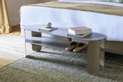 Fermob Bebop Beistelltisch Stahl 120cm Gewittergrau