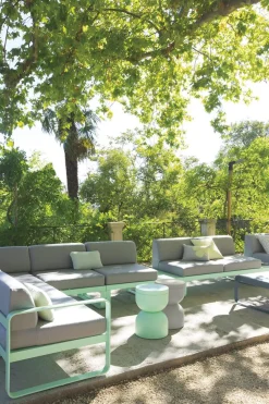 Fermob Bellevie Lounge 2-Sitzer Modul C7 Lapilligrau A3 Graphitgrau Mitte