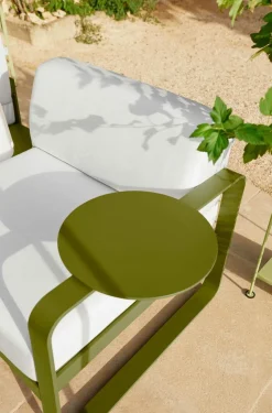 Fermob Bellevie Lounge 1-Sitzer Modul E2 Kandierte Orange A3 Graphitgrau Mitte