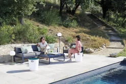 Fermob Bellevie niedriger Lounge-Tisch 103 x 75cm Anthrazit