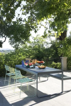 Fermob Bellevie Outdoor Bank 161 cm Zitronensorbet