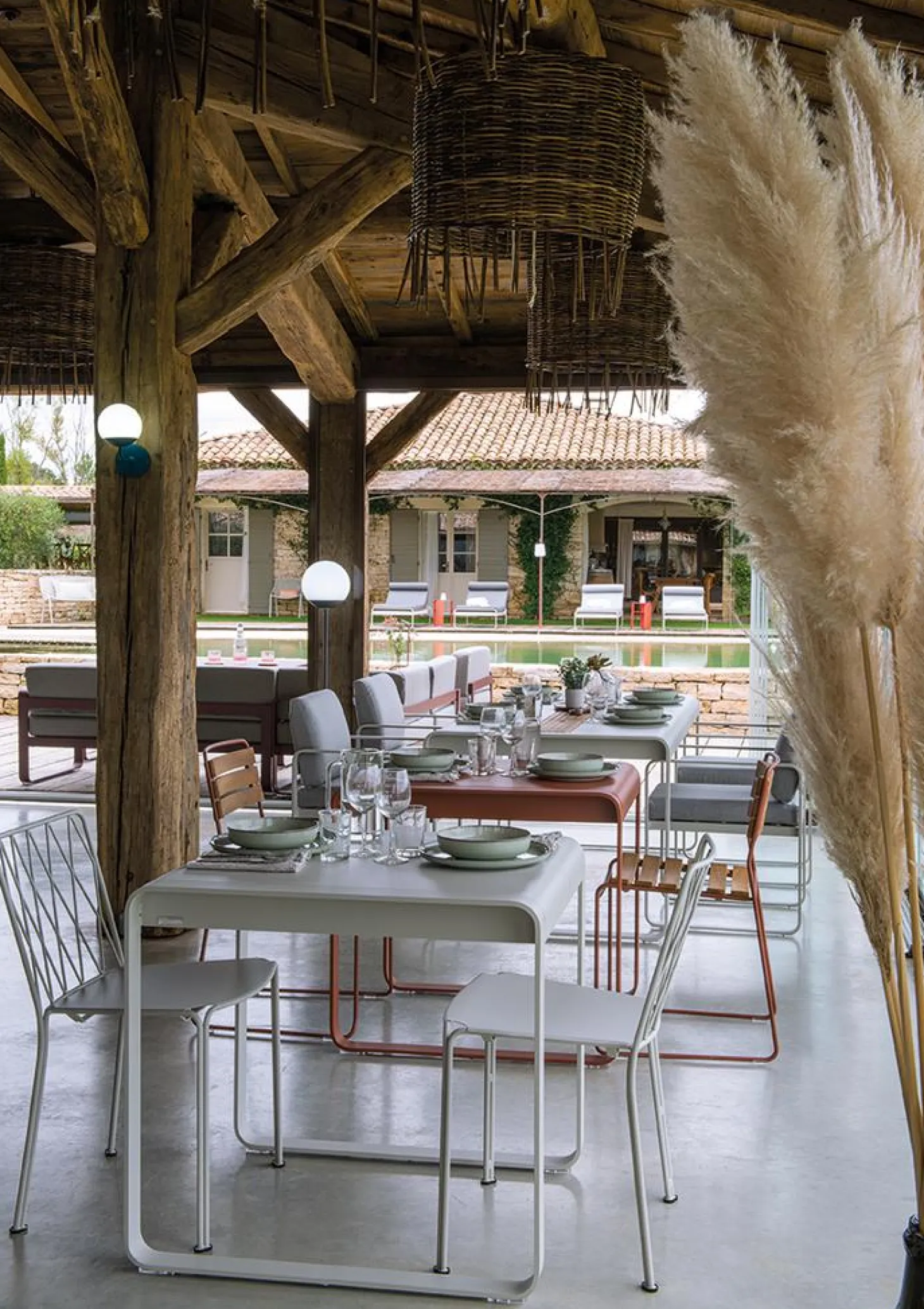 Fermob Bellevie Outdoor Tisch Pesto 74 x 80 cm