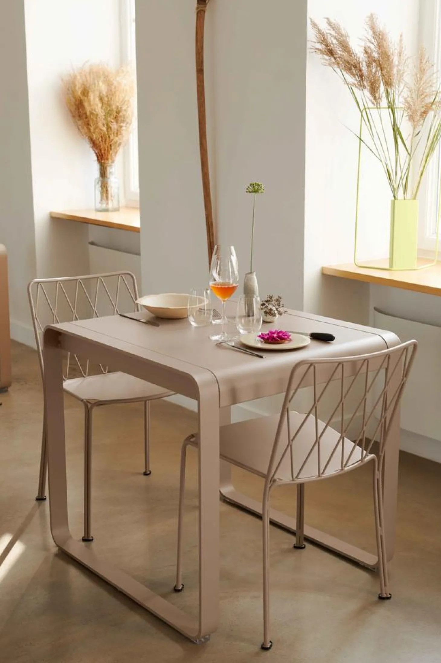 Fermob Bellevie Outdoor Tisch Pesto 74 x 80 cm