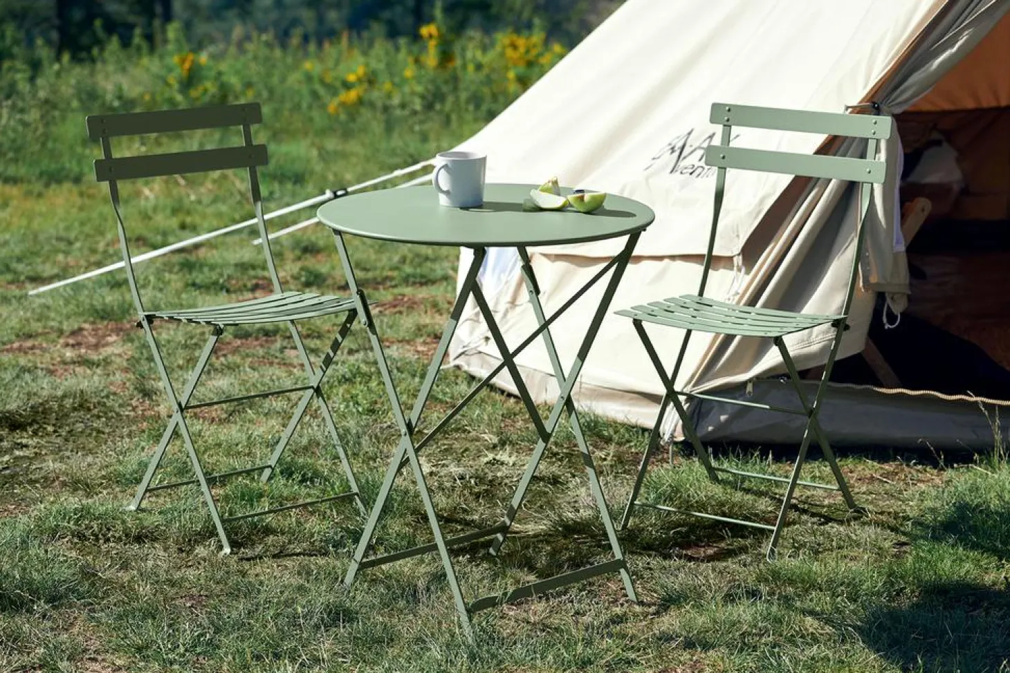 Fermob Bistro Klapptisch Rund D60 Rosmarin