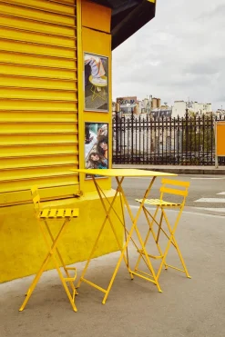 Fermob Bistro Stehtisch 71x71 Maya-Blau