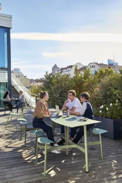 Fermob Bolder Outdoor-Büro 3-Sitzer Modular Lehmgrau