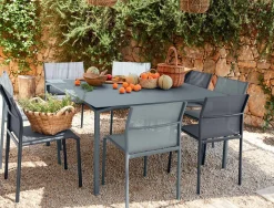 Fermob Calvi Tisch 140 x 140 cm Outdoor Pesto