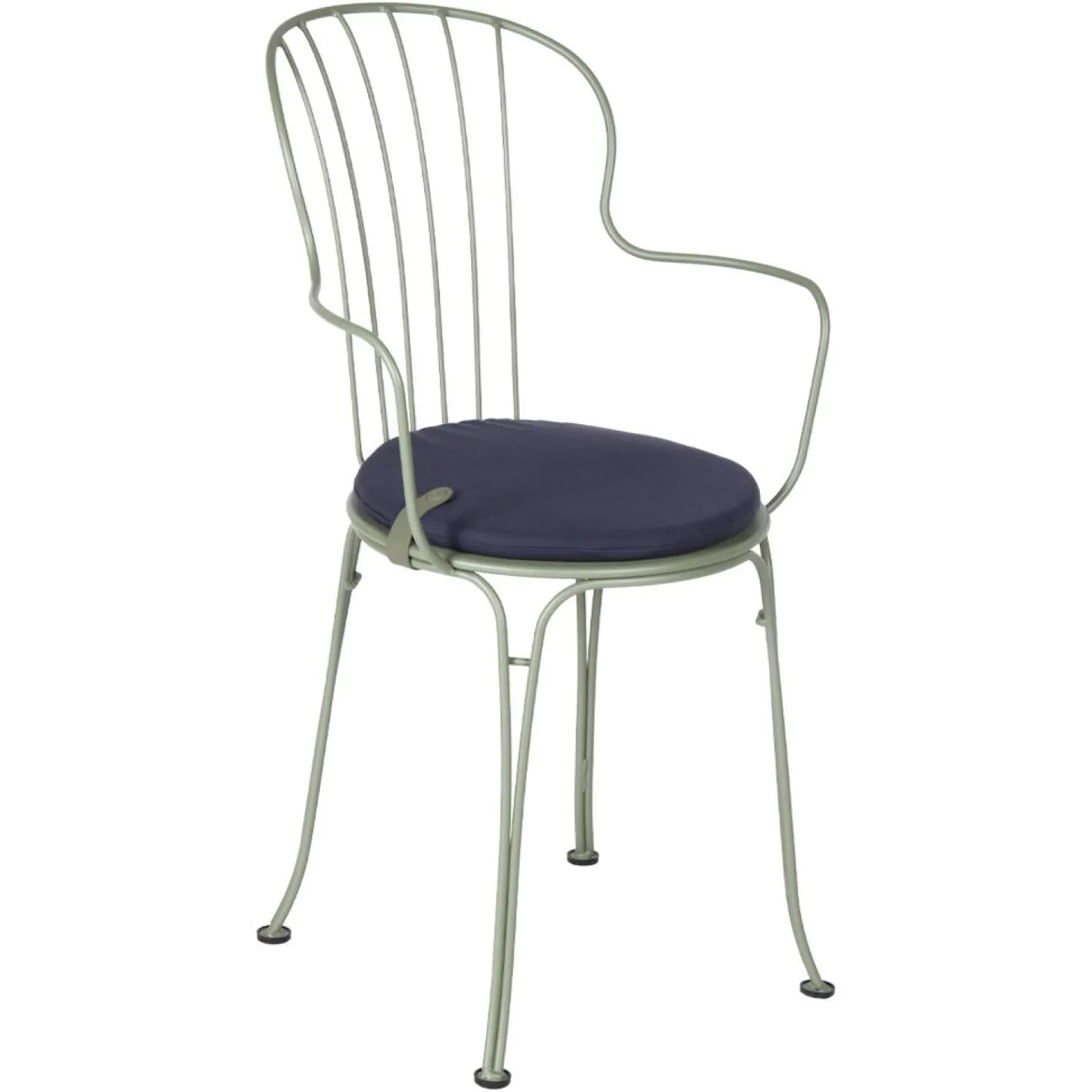 Fermob Color Mix Outdoor Sitzkissen Rund Ø40 cm Weinrot