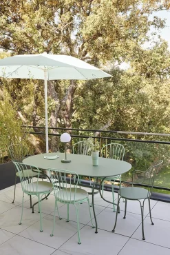 Fermob Color Mix Outdoor Sitzkissen Rund Ø40 cm Weinrot