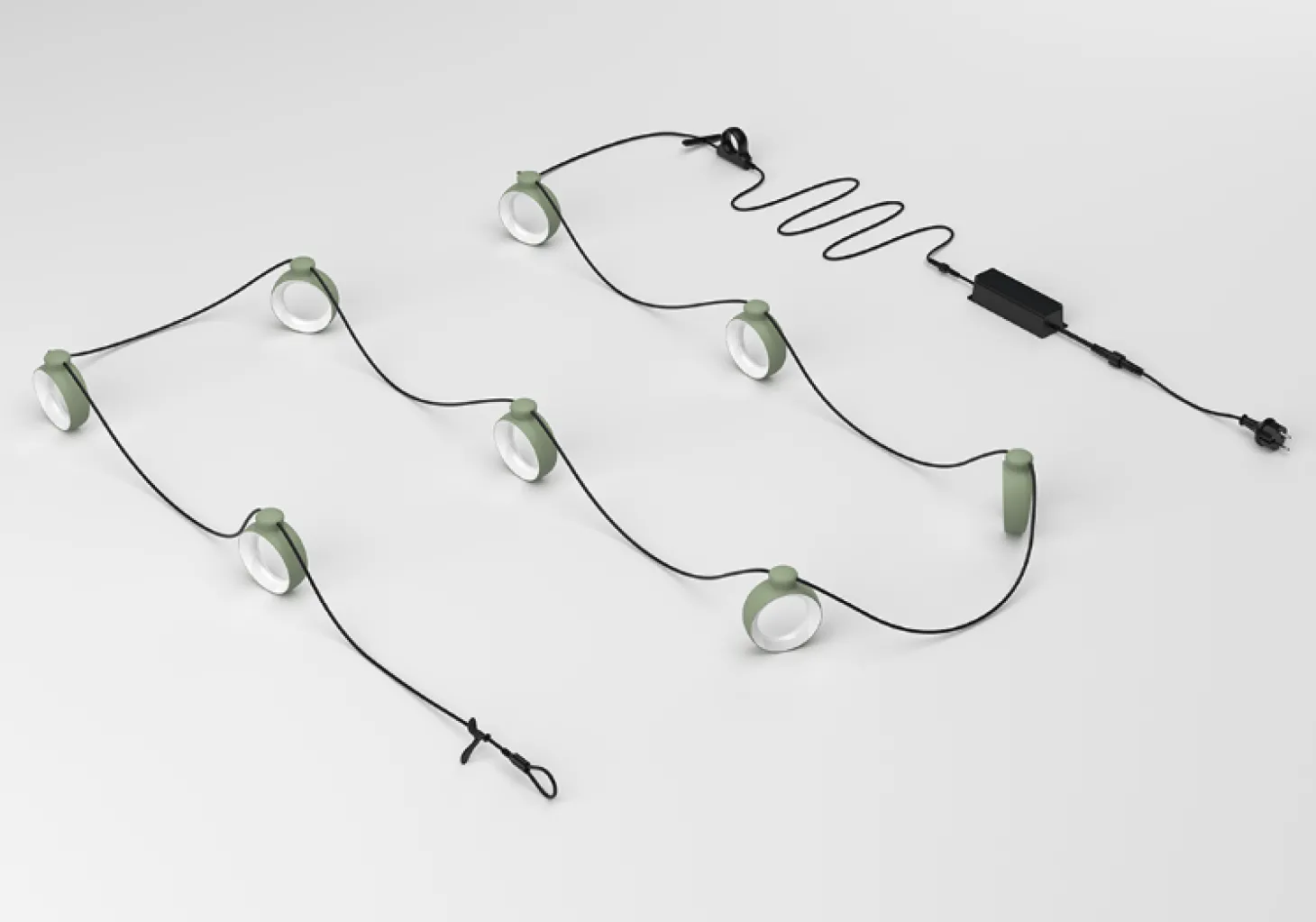 Fermob HOOPIK Lichterkette LED Outdoor 12 m Kaktus