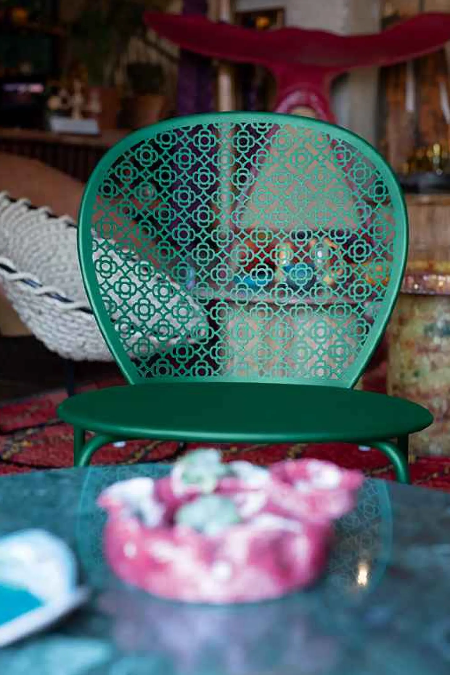 Fermob Lorette Gartenstuhl aus Stahl Kaktus