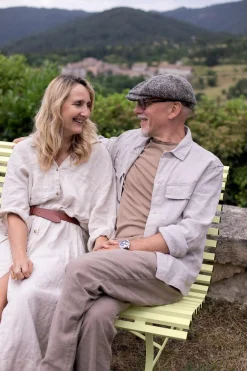 Fermob Louisiane 150 Gartenbank Abyssblau