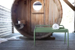 Fermob Luxembourg kompakte Stapelbank Rosmarin