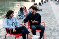 Fermob Luxembourg Lounge-Sessel Gewittergrau