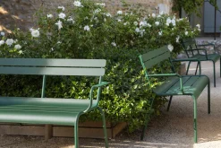 Fermob Luxembourg 2-Sitzer Gartenbank Gewittergrau