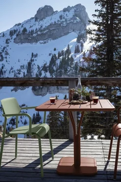 Fermob Luxembourg Tisch 80x80cm Outdoor Zederngrün