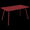 Fermob Luxembourg Tisch 143x80 Chili