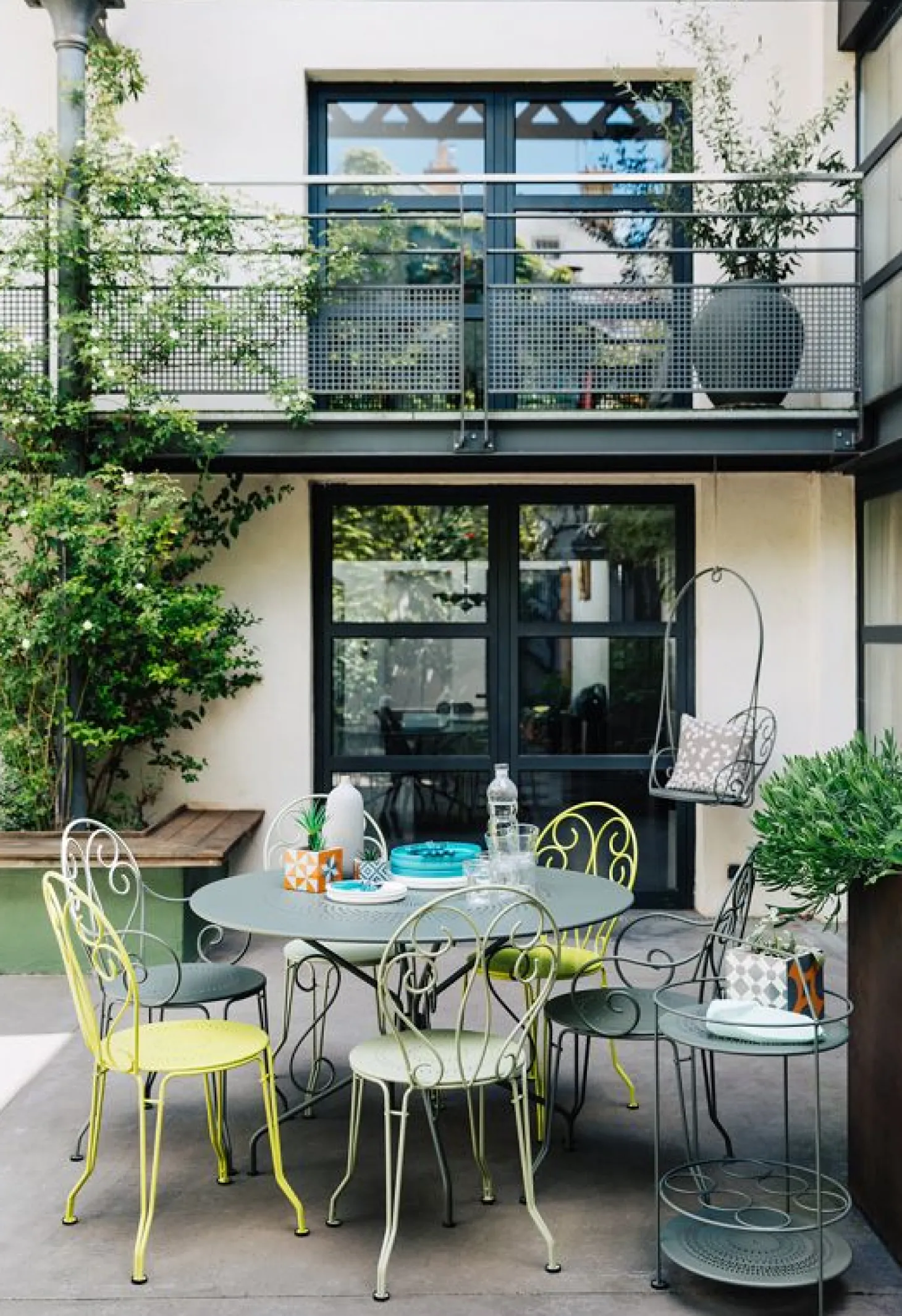 Fermob Montmartre Stuhl Anthrazit