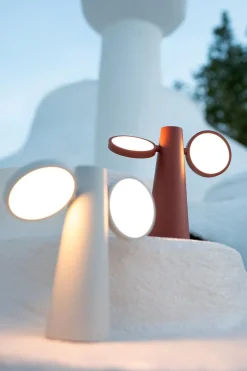 Fermob OTO Akku-Leuchte H 27 cm Lapilligrau