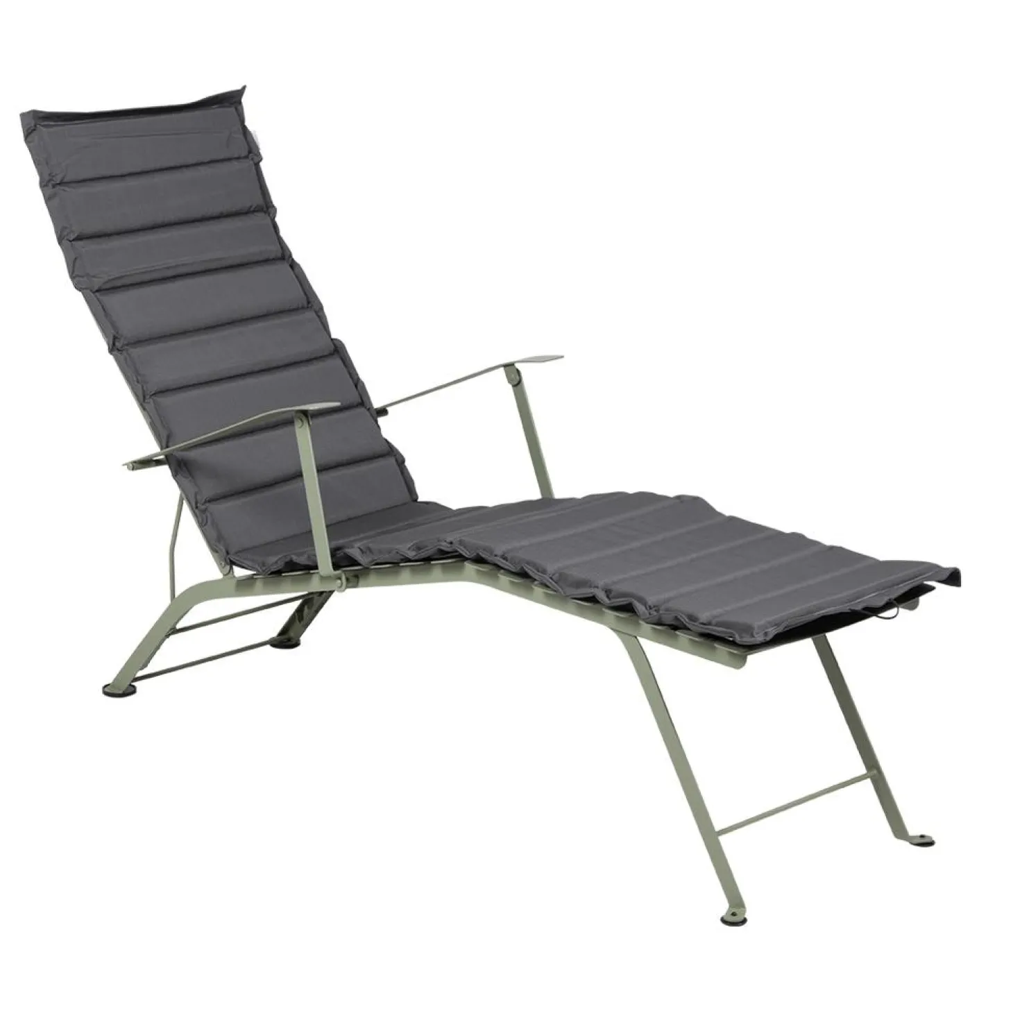 Fermob Outdoor Kissen für den Bistro Liegestuhl Nachtgrau 171 x 44 cm
