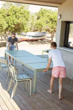 Fermob Ribambelle XL Tisch 299x100 3 Einlegeplatten Honig