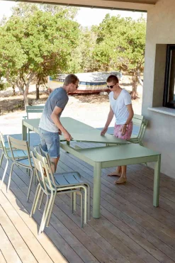 Fermob Ribambelle XL Tisch 299x100 3 Einlegeplatten Honig