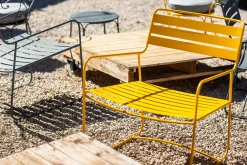 Fermob Surprising Lounge-Sessel Stahl Zitronensorbet