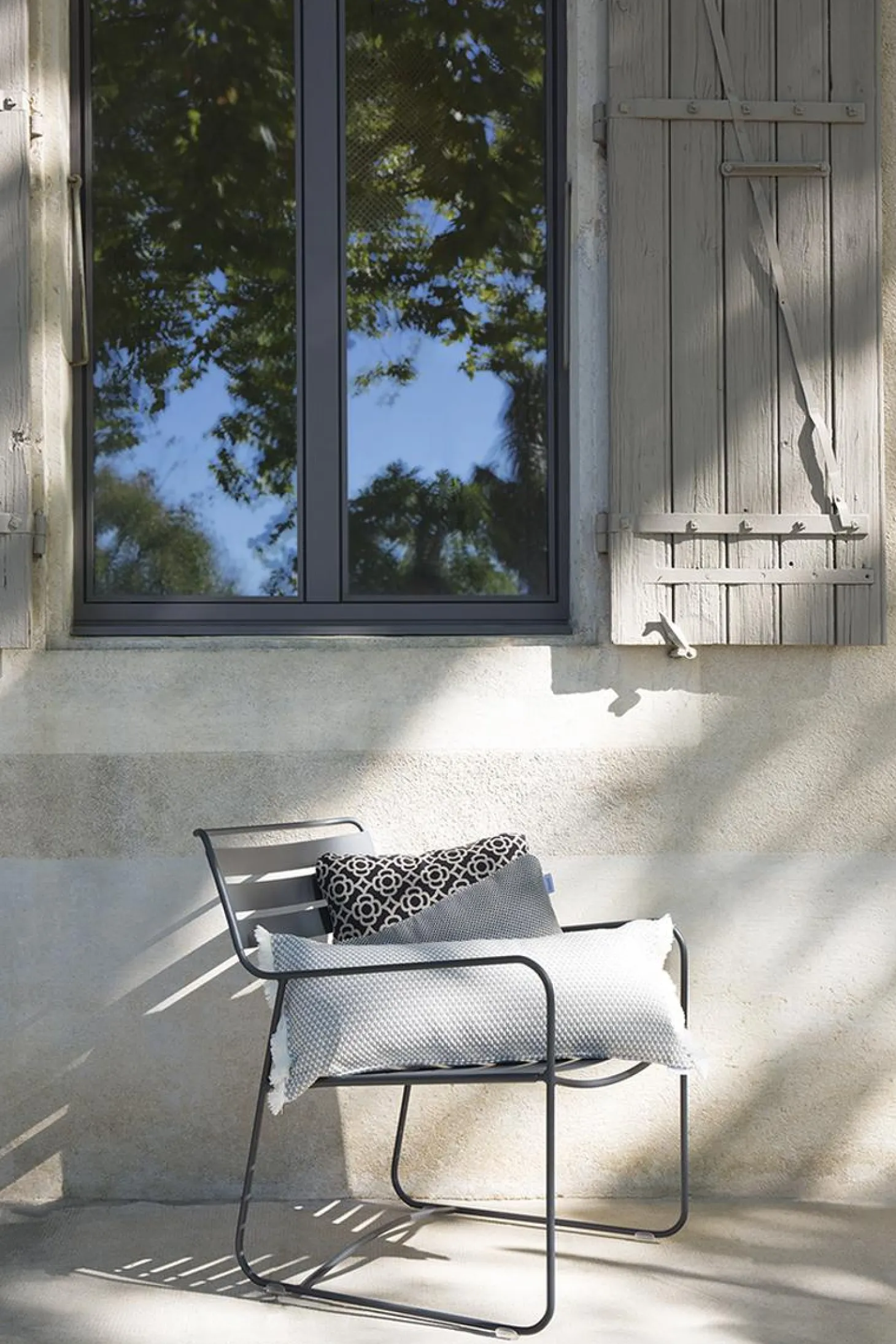 Fermob Surprising Lounge-Sessel Stahl Zitronensorbet