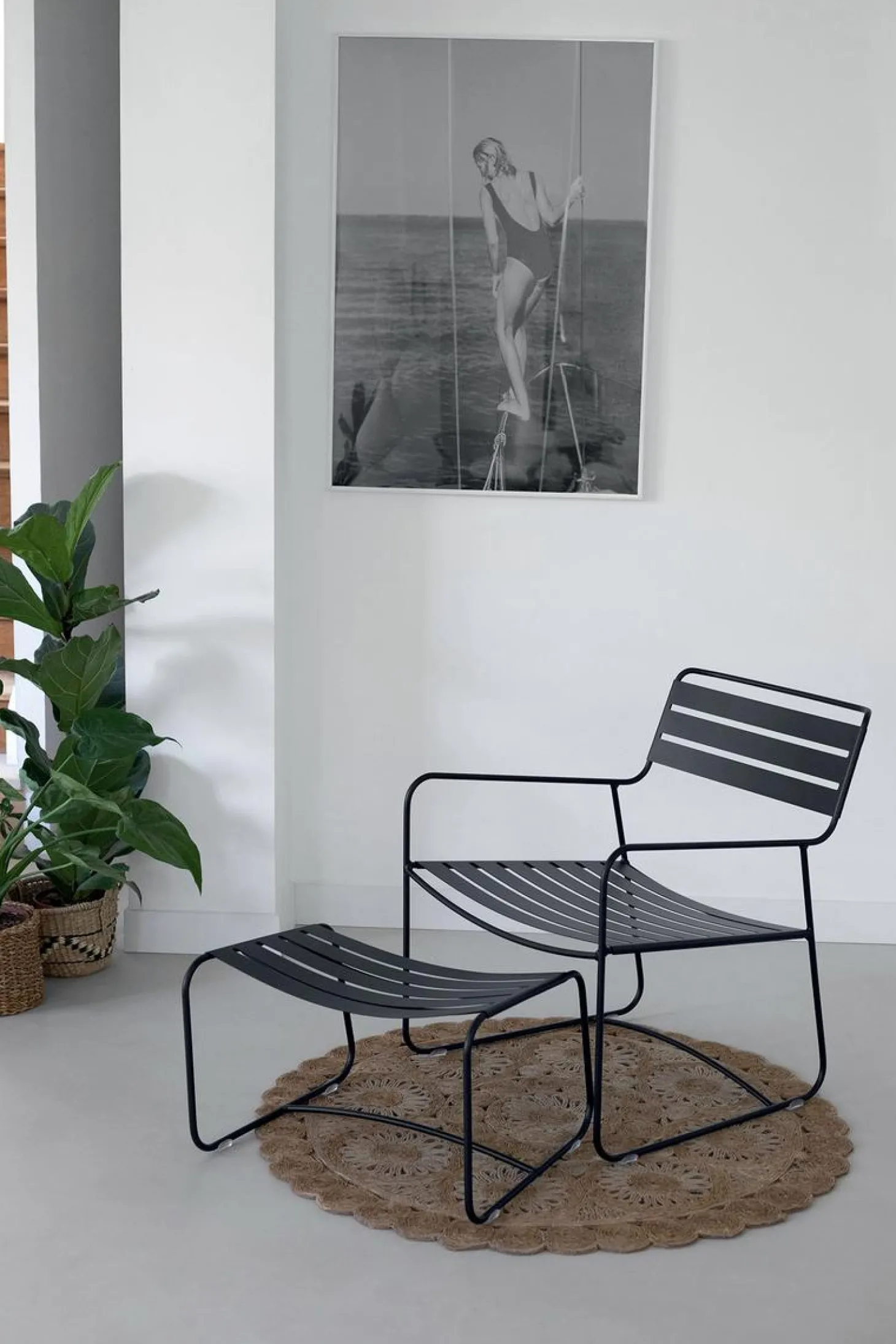 Fermob Surprising Lounge-Sessel Stahl Zitronensorbet