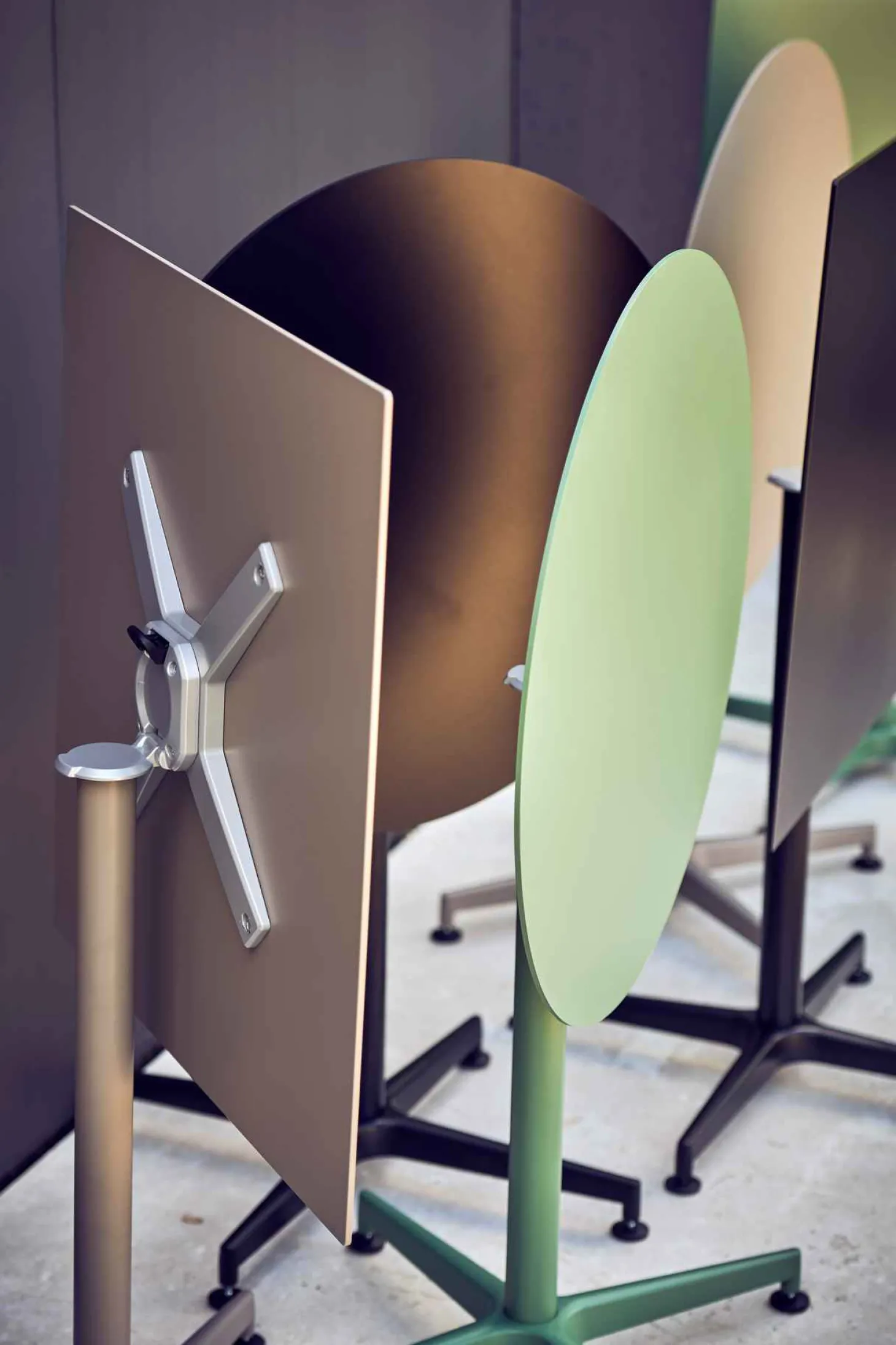 Fiam Klapptisch Fiam Vega Rund weiß