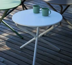 Fiam Outdoor Beistelltisch Fiam Tris weiß