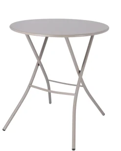 Fiam Outdoor Klapptisch Fiam Sirio, rund taupe