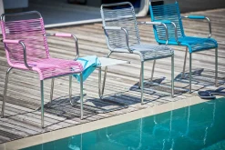 Fiam Outdoor Stapelsessel Fiam MYA SPAGHETTI orange