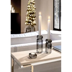 Fink Artis Stabkerzenleuchter grau 15 cm