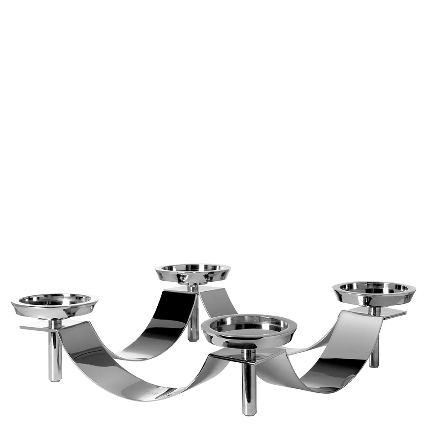 Fink Gallery Weihnachtskranz 4- flammig - geschwungene Form