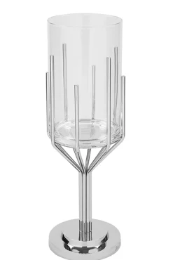 Fink LUXOR zweiteiliges Windlicht Ø 14 cm, Höhe 49 cm