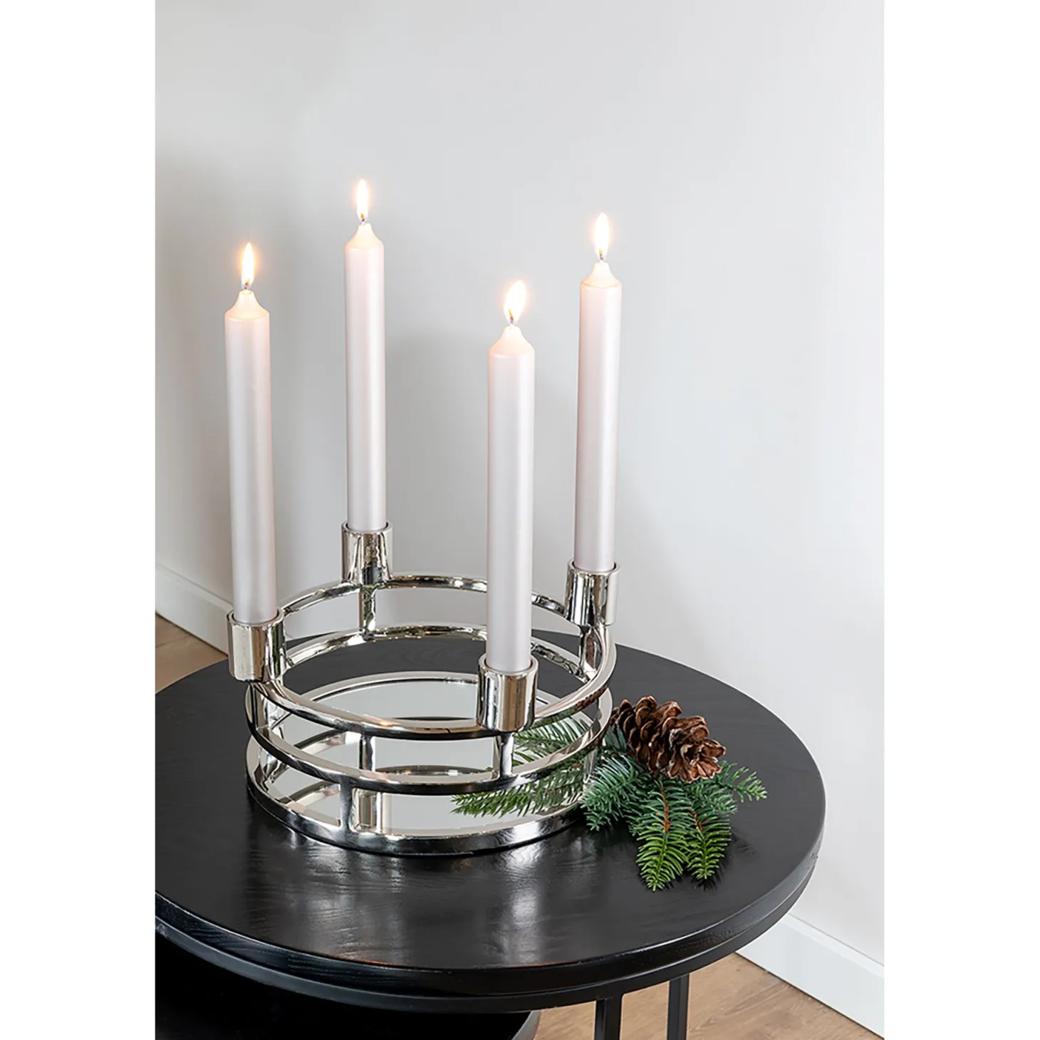 Fink Modena Leuchterkranz/Tablett für Stabkerzen