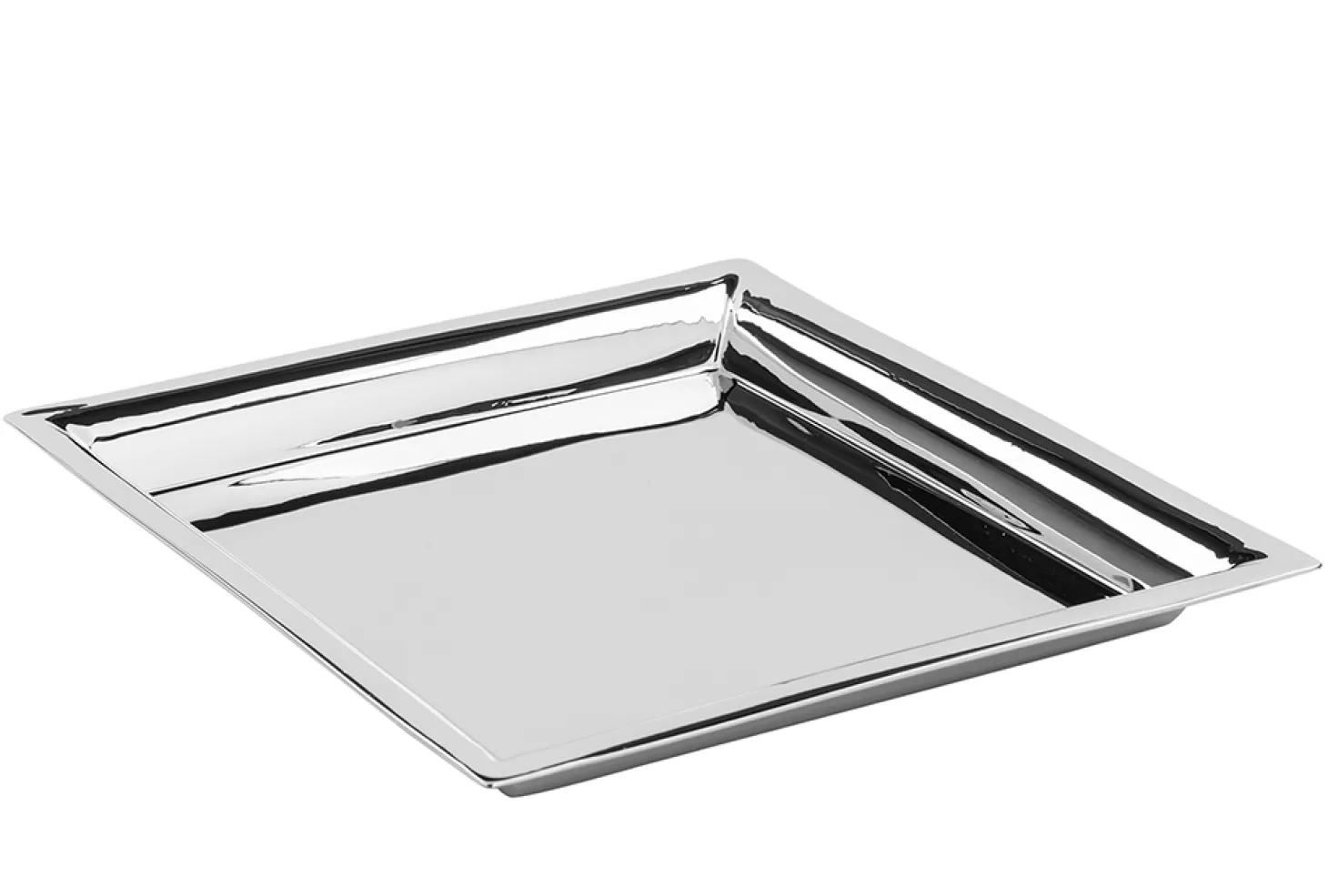 Fink NAGANO Serviertablett silber 24x24 cm