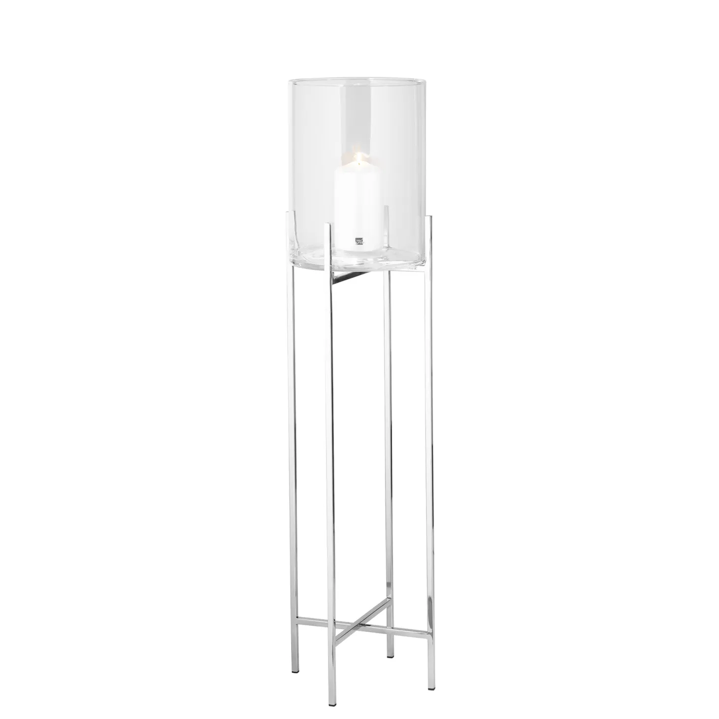 Fink ODEON stabiles Standwindlicht mit Vase 100 cm
