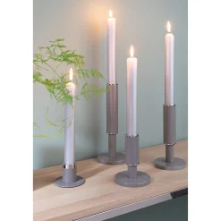 Fink Ritmo hellbrauner Stabkerzenleuchter 11,7 cm